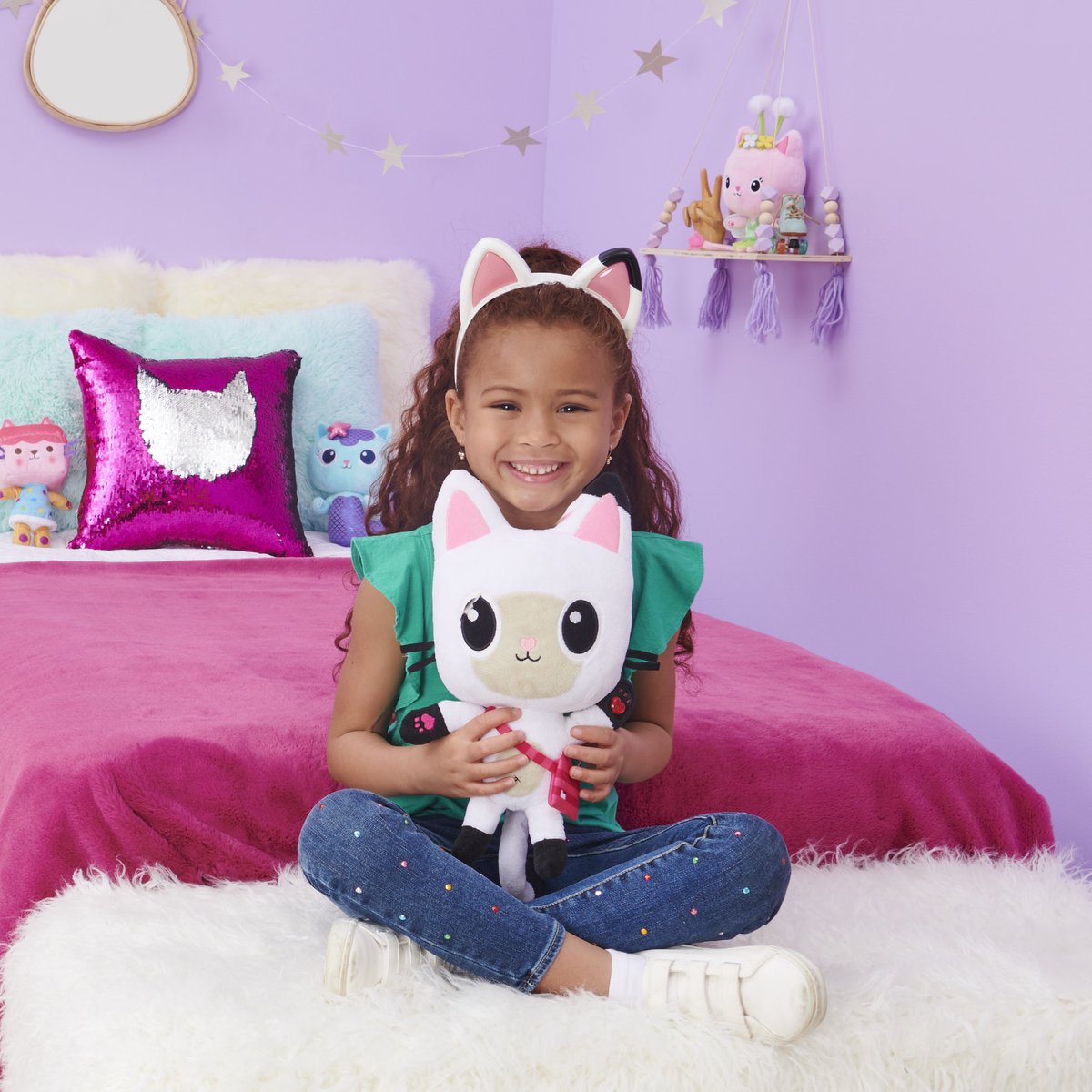 Gabby's Poppenhuis - Kattenoren haarband - Met lichtjes, muziek en geluiden - Gabbys Poppenhuis - Gabby's Dollhouse — afbeelding 4