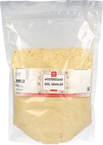 Van Beekum Specerijen - Mosterdzaad Geel Gemalen - 1 kilo (hersluitbare stazak)