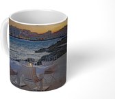 Mok - Terras in Kroatië met zonsondergang - 350 ML - Beker - Uitdeelcadeautjes