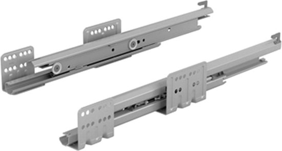 Hettich Actro coulisse de tiroir inox/prise de force silencieuse KD18 40kg li/re 550mm