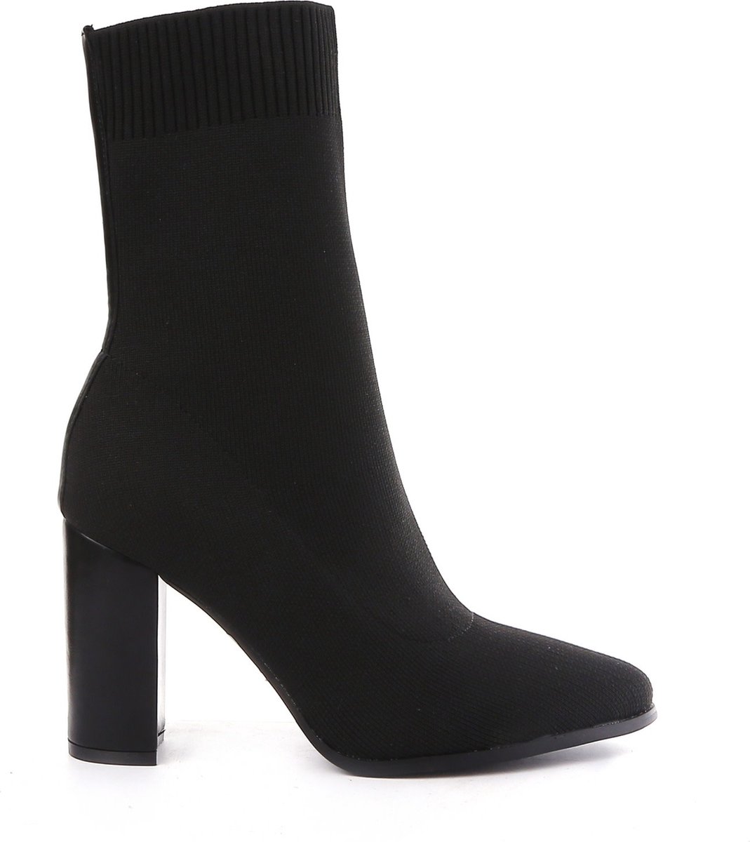 Smile Favorites® Dames Pumps - Heels - Zwart - Stof - Maat 41