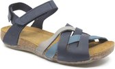 Loints, VOSKUIL, 31201 2551, Blauw combi sandaal