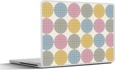 Laptop sticker - 11.6 inch - Stippen - Lijn - Patroon - 30x21cm - Laptopstickers - Laptop skin - Cover