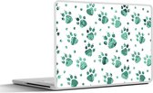 Laptop sticker - 17.3 inch - Patroon - Huisdieren - Hond - Dier - 40x30cm - Laptopstickers - Laptop skin - Cover