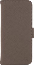 Huawei P10 Hoesje - Mobilize - Elite Gelly Serie - Kunstlederen Bookcase - Taupe - Hoesje Geschikt Voor Huawei P10