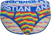 Andrew Christian Pride Flag Brief w/ Almost Naked - MAAT L - Heren Ondergoed - Slip voor Man - Mannen Slip