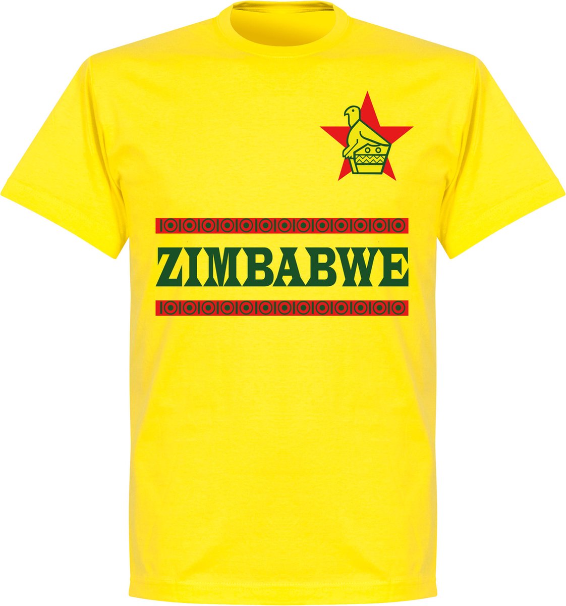 1122x1200.jpg Zimbabwe Team T-Shirt - Geel - XXL - Afbeelding 1