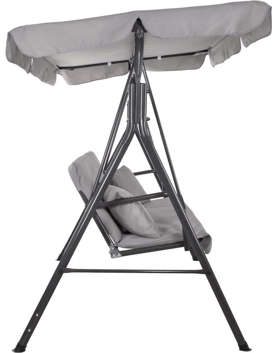 Springos - Schommelbank Luna - 3-zits - Grijs - 170 x 110 x 150 cm — afbeelding 20