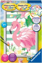 Schilderen op nummer Serie Flamingo