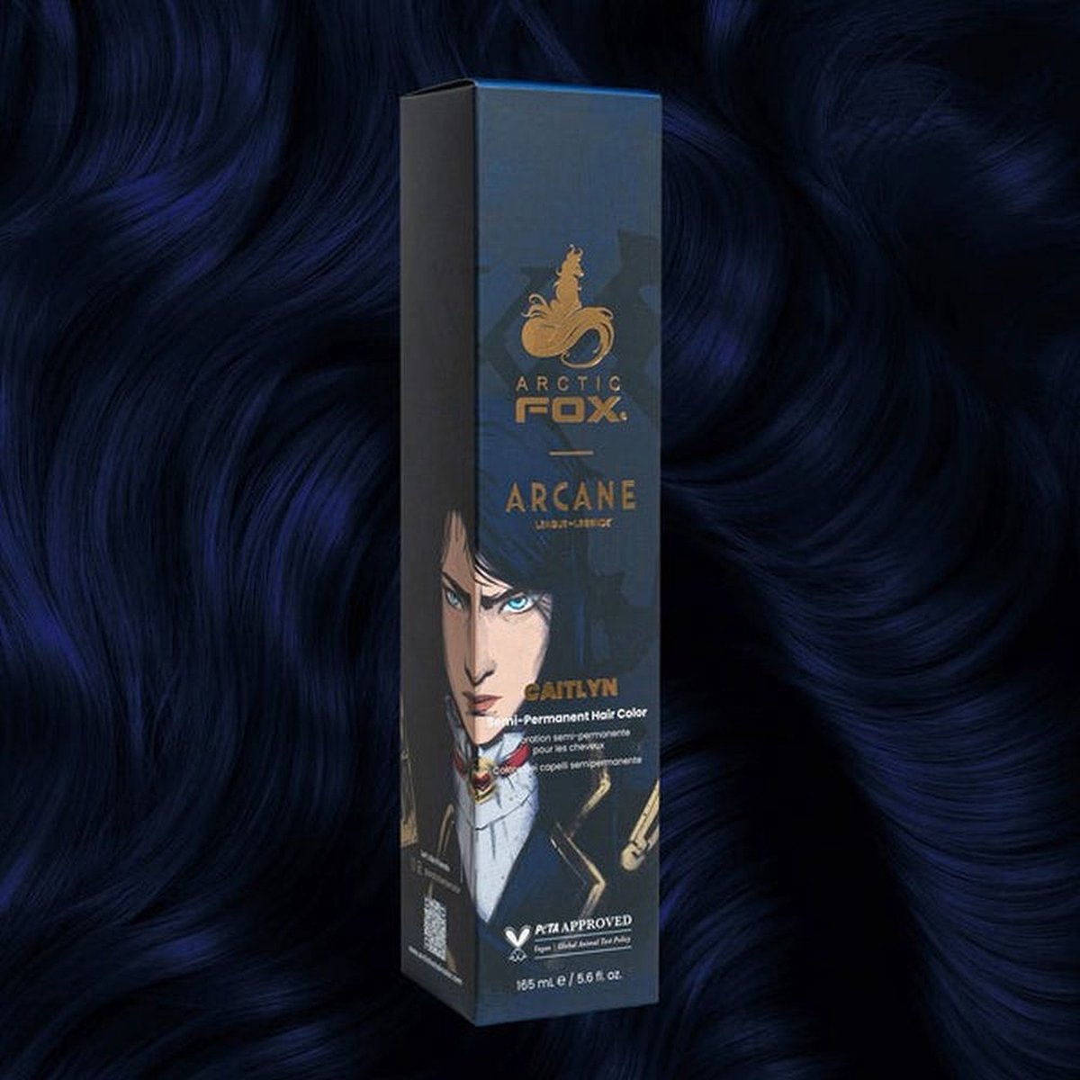 Arctic Fox - Caitlyn Semi permanente haarverf - Donkerblauw