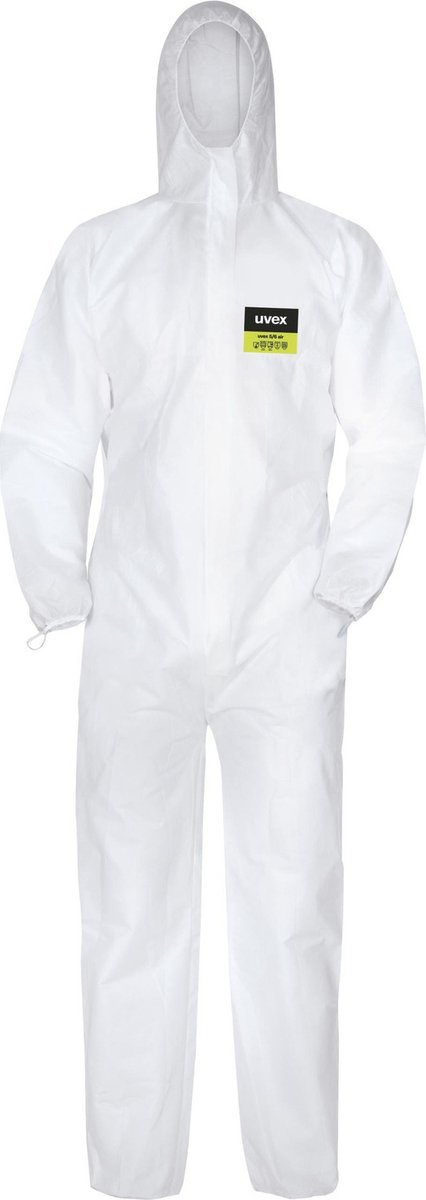 Uvex Witte wegwerpoverall (98173)