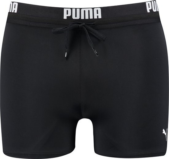 PUMA Swim Logo Trunk Heren Zwembroek - zwart - Maat L