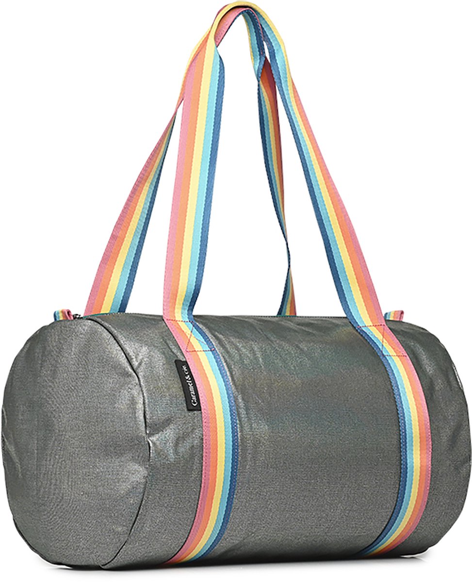 Caramel & Cie Weekendtas/Duffelbag - Green Iridescent