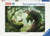 Bol.com Ravensburger puzzel De bosdraak ontwaakt - Legpuzzel - 3000 stukjes aanbieding