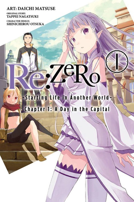 RE Zero Vol 1 Manga - cover