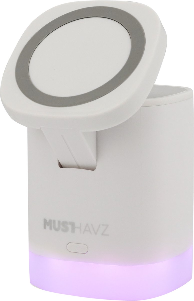 Musthavz Mag4 Magnetic Wireless Charger, white