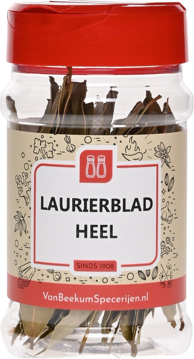 Goedkoopste Van Beekum Specerijen - Laurierblad Heel - Pot 10 Gram