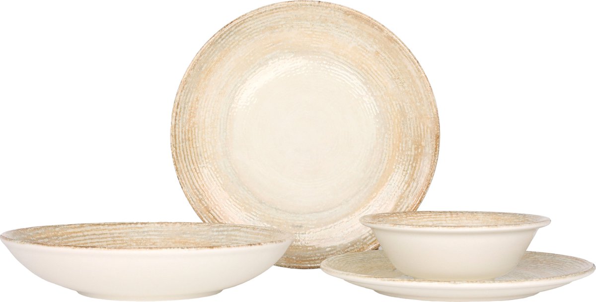 Bonna serviesset - Patera - 24 delig - 6 persoons - Porselein