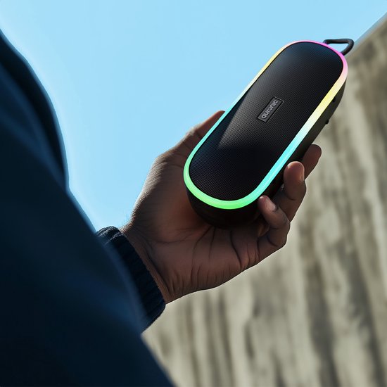 Auronic Bluetooth Speaker - Draadloze Muziek Box - 10 uur lang muziek luisteren - Extra Bass - Zwart