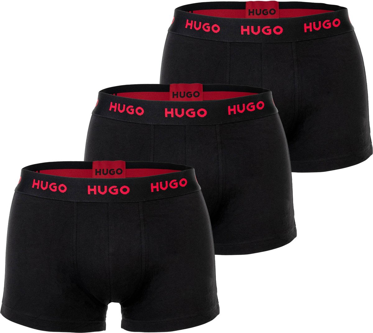 HUGO Boxershorts Trunk Triplet Set van 3