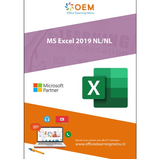 Cursusboek Excel 2019 - Cursus - cover
