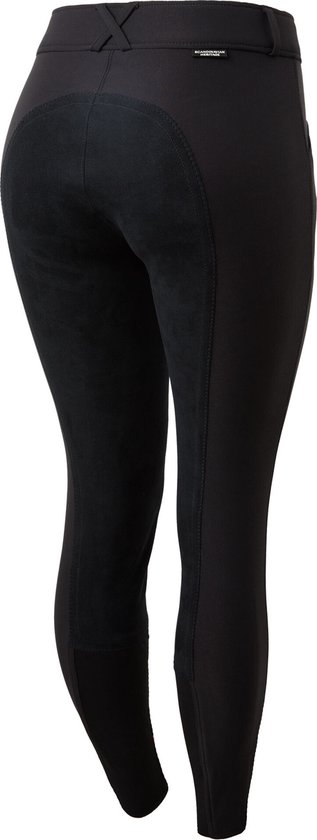WILLIT Rijleggings voor Dames Rijbroek met Silicium Volledige Bekleding Hoge Taille Stretch Rijbroek met Ritssluiting en Riemlussen, legergroen, XL