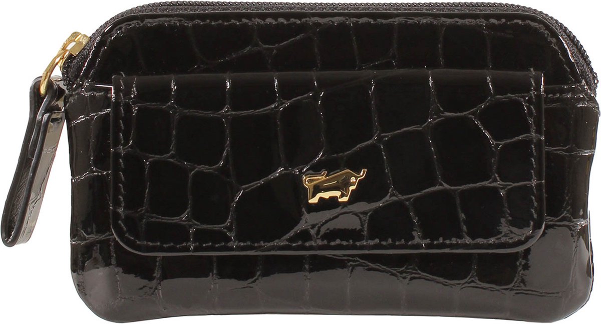Braun Buffel Verona Sleuteletui Dames & Heren - Leer - Zwart