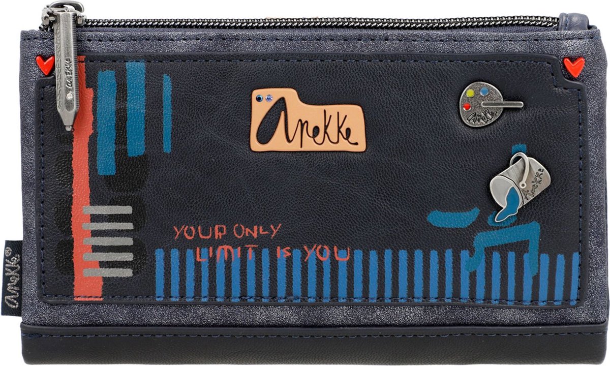Anekke Portemonnee Contemporary Nagare Flexible Wallet Multicolor Veelkleurig
