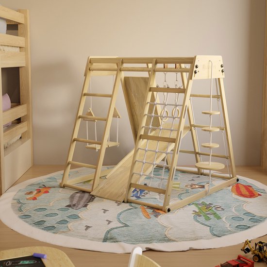 Maxi speeltoestel voor kinderen - Met glijbaan - Naturel van AXI — afbeelding 4