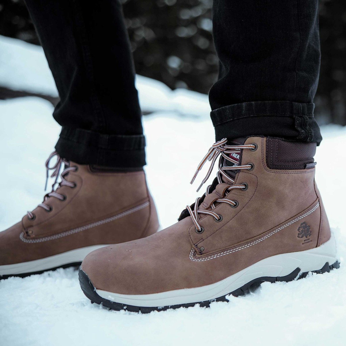 Trekker winterschoenen met spikes Tan 24_light_brown