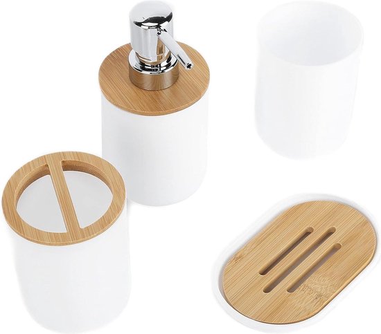Badkamer Set Badkamerset Marmeren Textuur Hars Badkamer Accessoires Set Met Zeepbakje Tandenborstelhouder Beker Zeepdispenser Badkamer Benodigdheden Badkamer Accessoires Set(6pcs