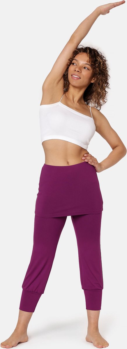 Bellivalini Dames Yogabroek - Sport - Vrijetijdsbroek - Lang - Viscose - Sportbroek - BLV-BLV50-276-YPS - Fuchsia - S — afbeelding 4