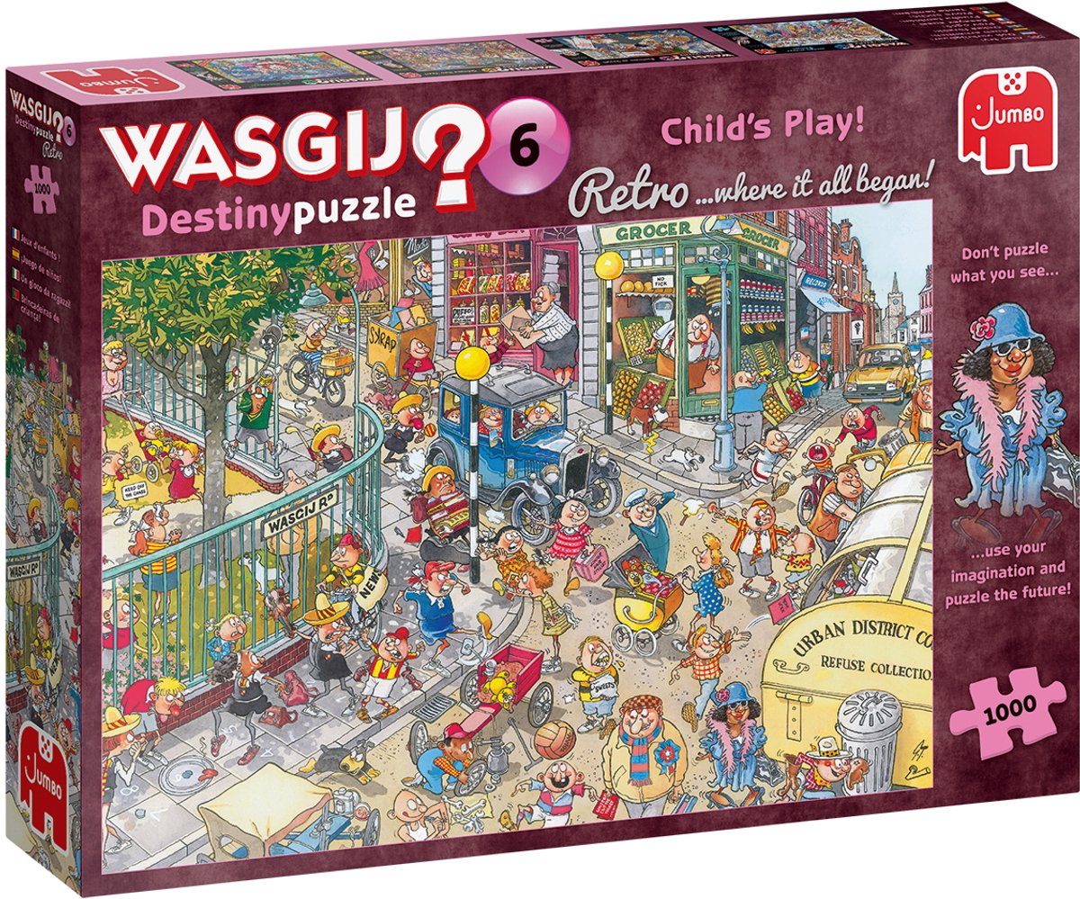 Wasgij Retro Destiny 6 Kinderspel puzzel - 1000 stukjes