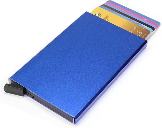 Figuretta Basic Figuretta de la Carte de Crédit / Protecteur de Carte RFID - 6 Cartes - Blauw
