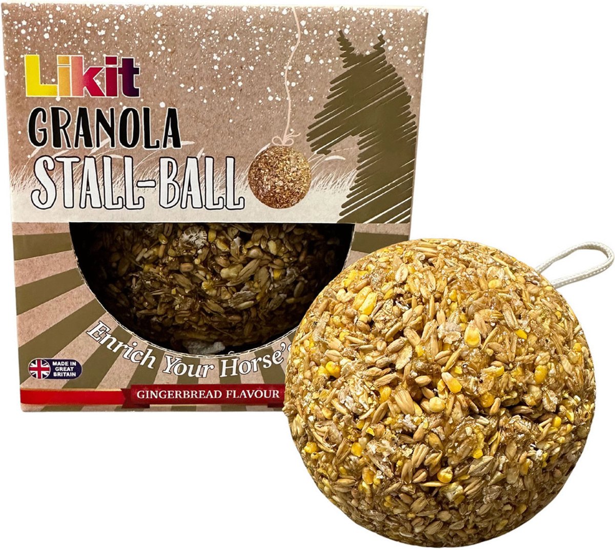 Likit Granola Stall-Ball Gingerbread - Paardensnack - 1.6 kg