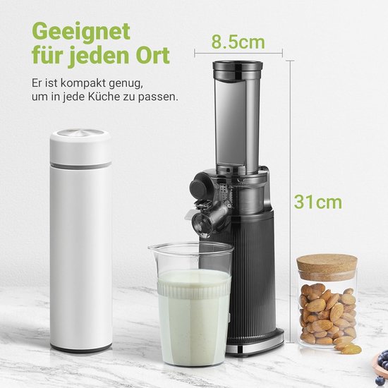 Mini Slowjuicer met Multifunctionele Functies en Achteruit-kauwfunctie van MINI — afbeelding 5