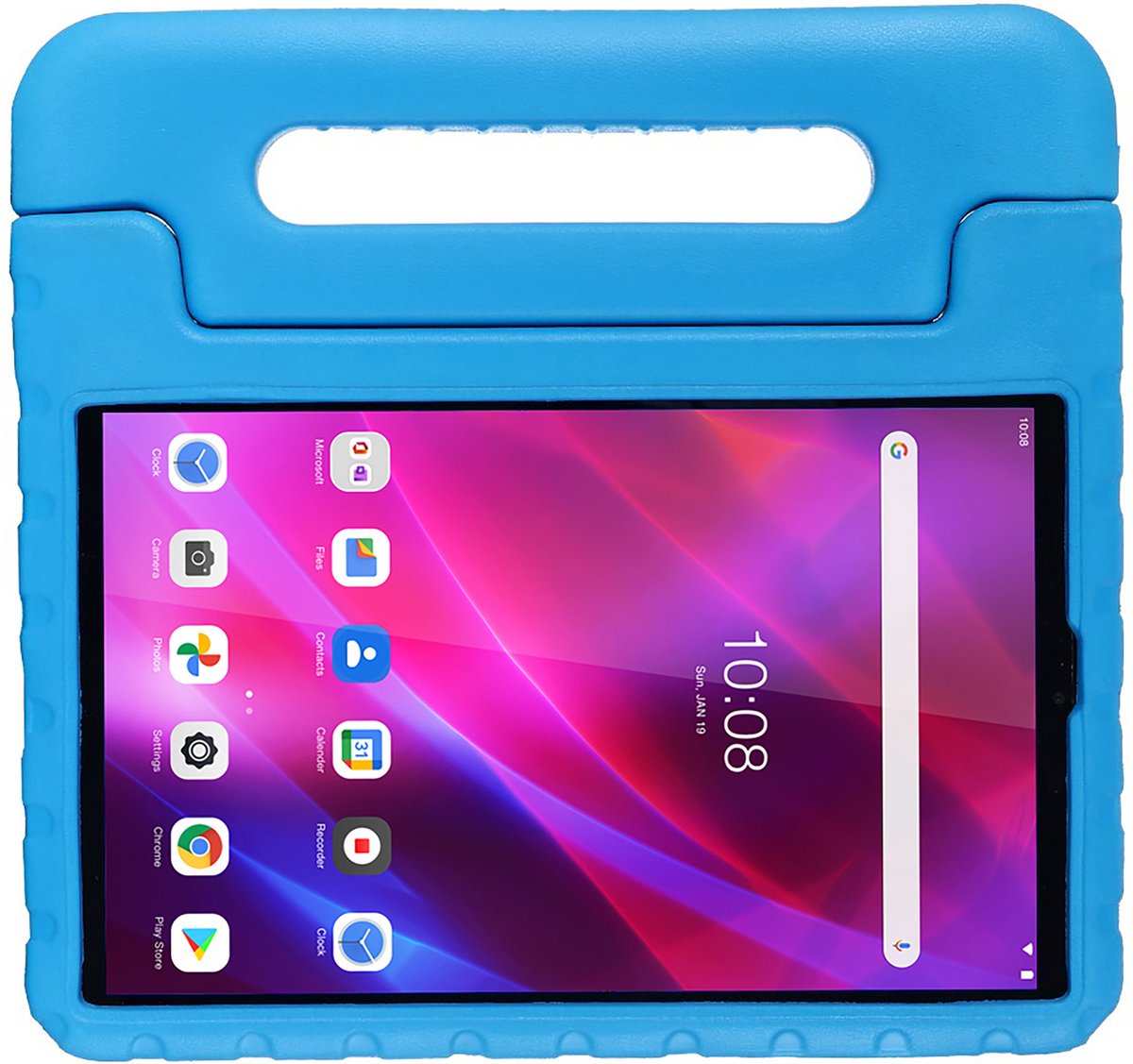 Cazy tablet Hoes Kinderen geschikt voor Lenovo Tab K10 - Kinderhoes Tablet Classic - Blauw