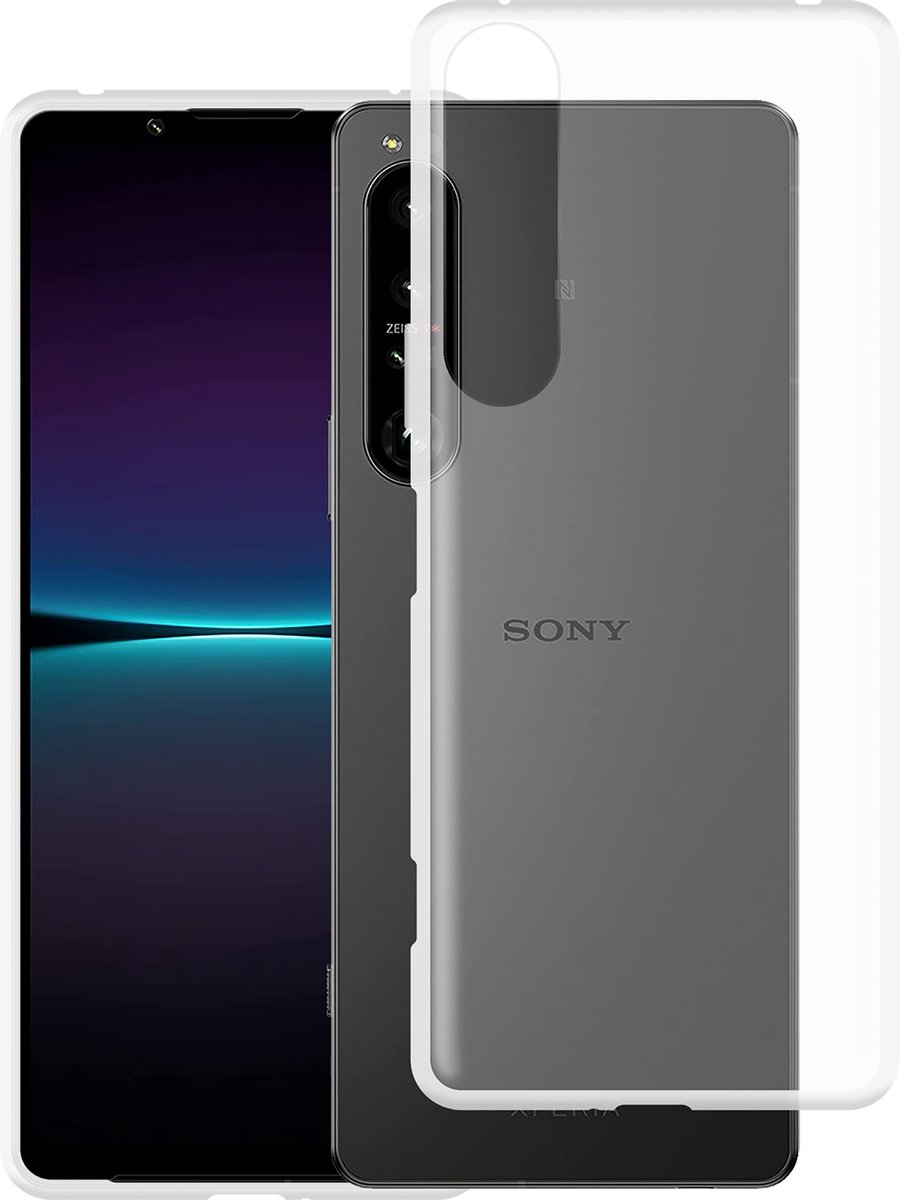 Cazy hoesje geschikt voor Sony Xperia 1 IV Hoesje Siliconen - Flexibele Case - Transparant