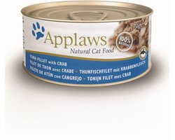 Applaws Cat Blik Tuna & Crab - Kattenvoer - 70 g