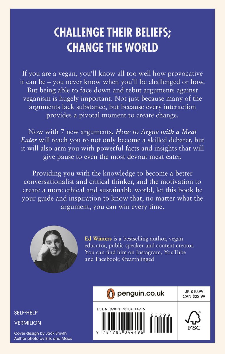 How to Argue With a Meat Eater (And Win Every Time) - back cover