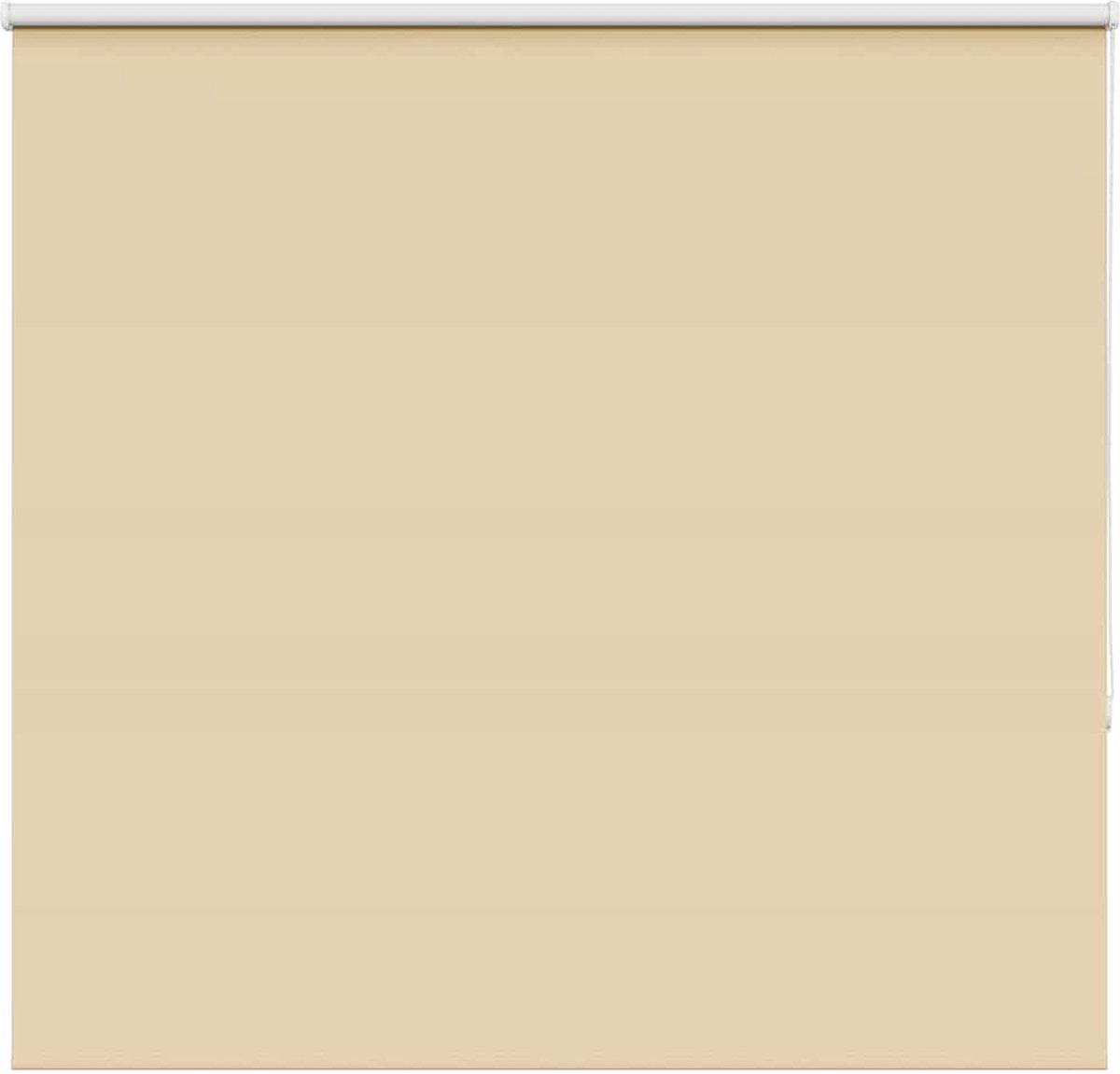 vidaXL - Rolgordijn - verduisterend - 150x150 - cm - stofbreedte - 146,6 - cm - beige