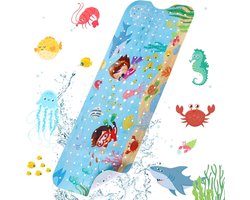 DICLLY Antislip Douchemat - Veiligheid en Comfort - 1 stuk - Grijs - BPA-vrij - 100x40 cm