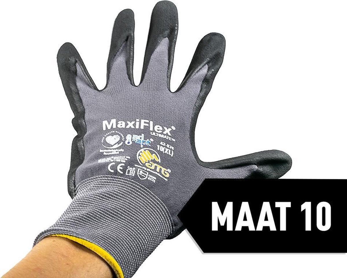 galerij Ongehoorzaamheid kruipen Maxiflex Ultimate Handschoenen 42-874 - Maat 10/XL | bol.com
