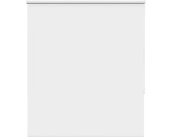 vidaXL - Rolgordijn - verduisterend - 120x130 - cm - stofbreedte - 116,6 - cm - wit