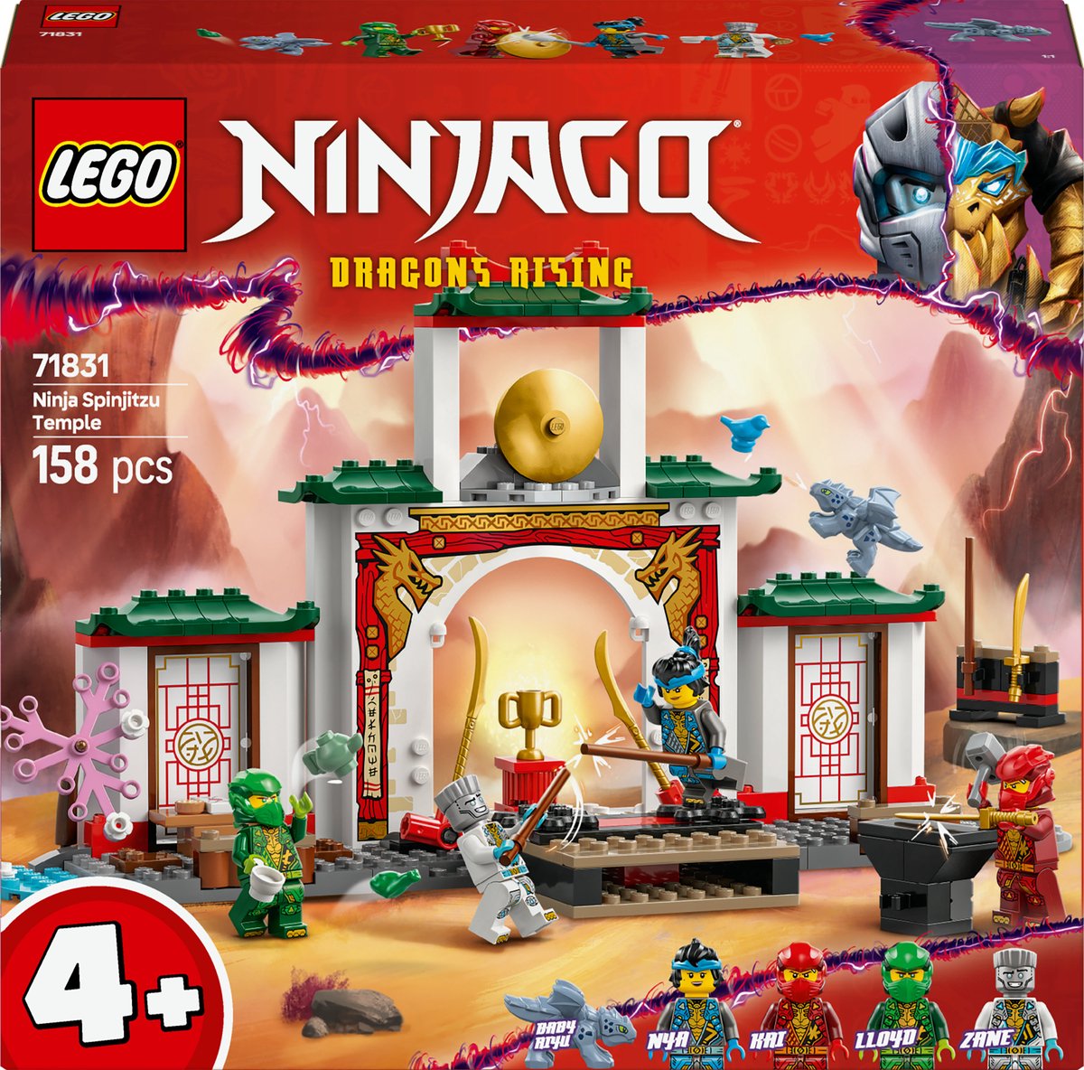 LEGO NINJAGO Spinjitzu ninjatempel actie  71831