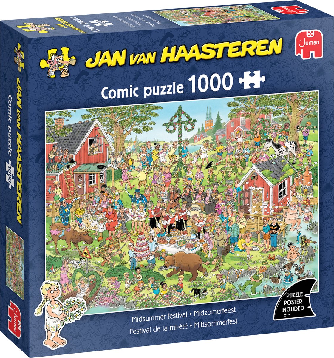 Jan Van Haasteren Puzzel Midzomer Festival - 1000 Stukjes