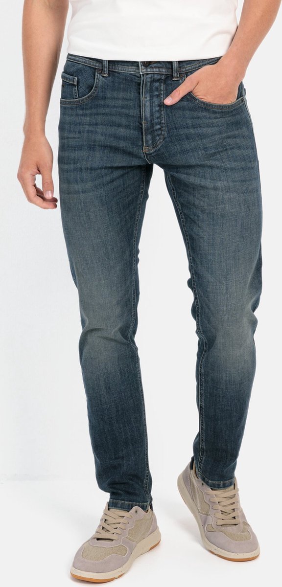 camel active Regular Fit fleXXXactive® Jeans - Maat menswear-38/32 - Blauw