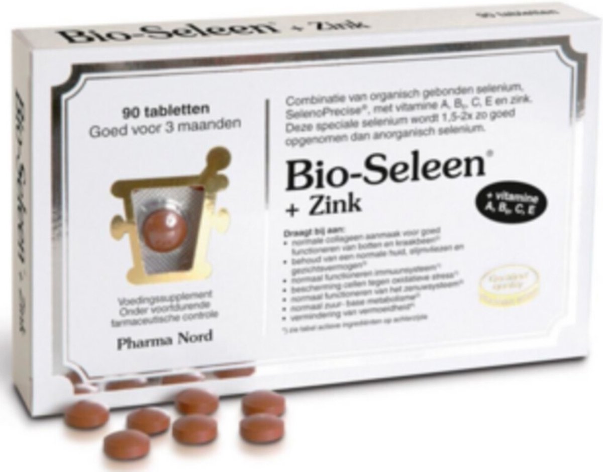 Pharma Nord Bio Seleen & Zink - 2 x 90 tabletten - Voordeelverpakking