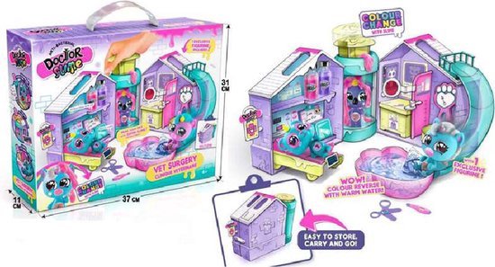 Canal Toys Clinique Vétérinaire Doctor Slime - Figurines, Accessoires Et Slime Magique Pour Enfants Dès 6 Ans - DSM 006