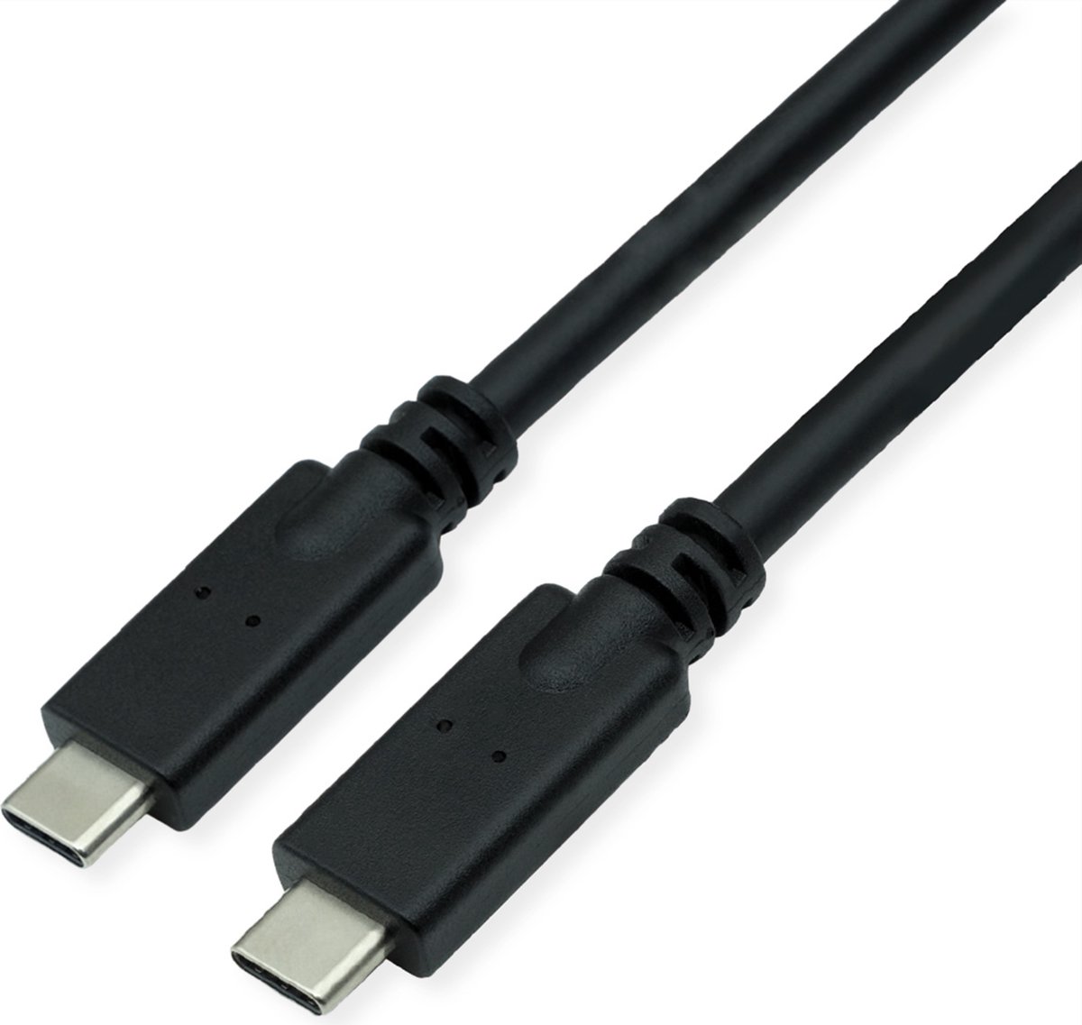 ROLINE kabel kompatibel USB 3.2 Gen2, C-C, M/M, 4K UHD-1, 10Gbit/s, Emark, 100W, zwart, 3 m